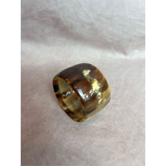 Wide Horn Bangle Bracelet - Picture 1 of 5